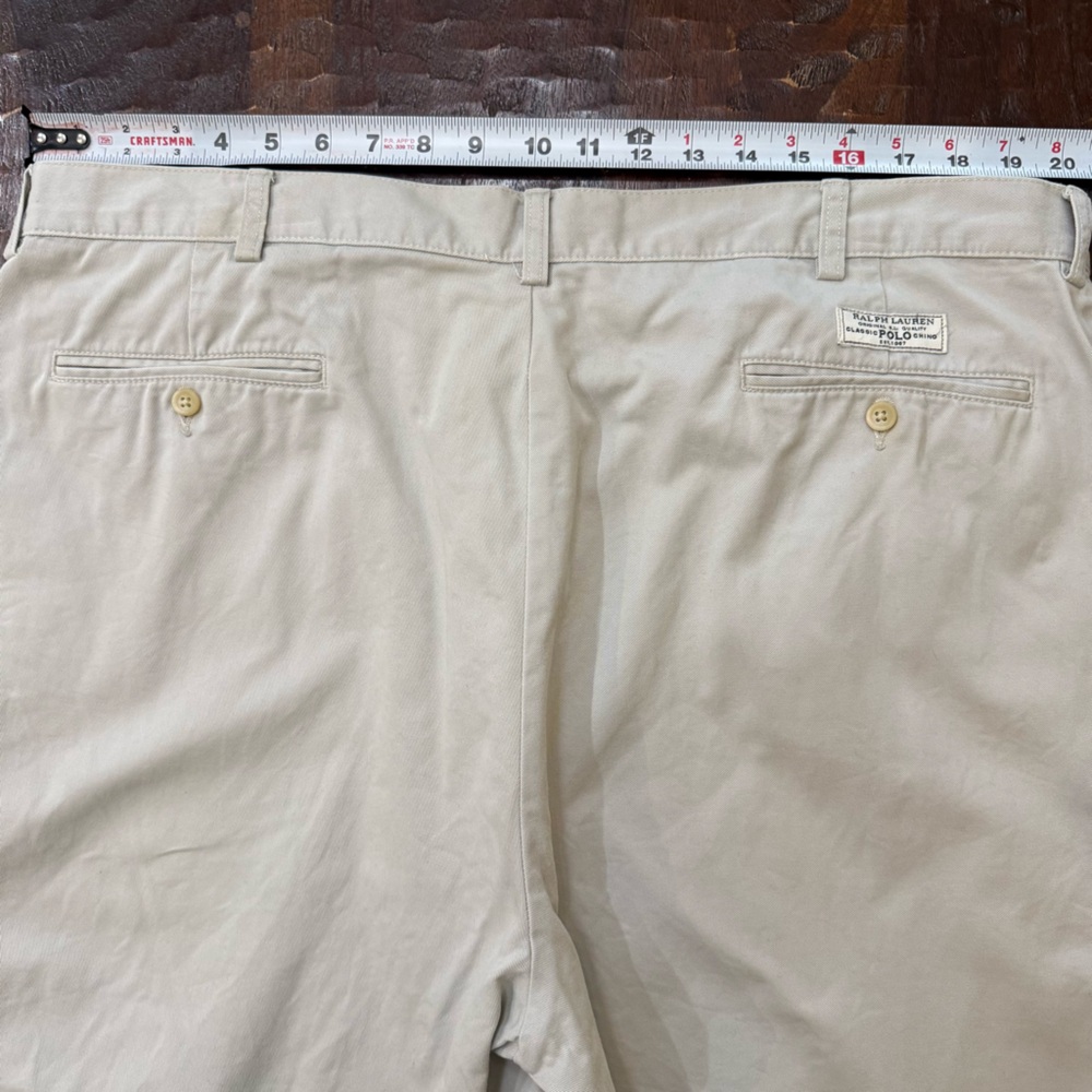 Polo Ralph Lauren Prospect Flat Front Men Shorts in Classic Stone W 42 - Picture 11 of 14